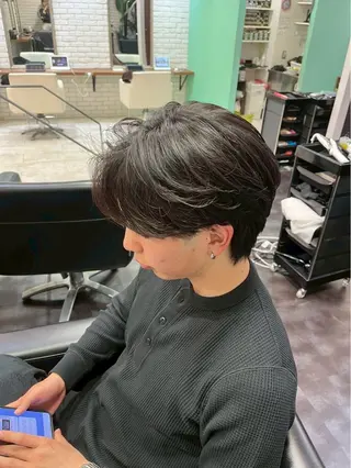 パーマ メンズ ✂️0円モデル募集中 ❣️坂本詩穂🌟彡のヘアスタイル