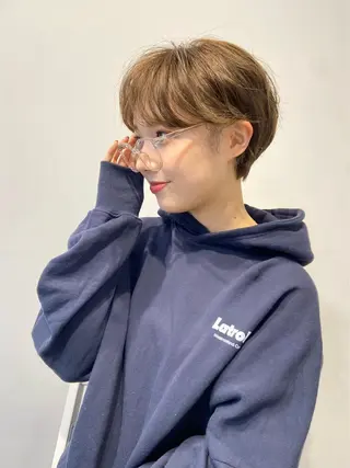 ショート パーマ 伊藤 まみのヘアスタイル