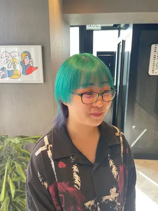 ショート カラー 透明感カラー/艶髪/ エクステ/HIROのヘアスタイル