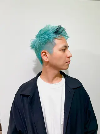 ショート カラー メンズ RUNERA TOKYO所属・RUNERA TAKAのヘアスタイル