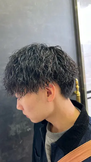 パーマ メンズ メンズカット/柏/韓 国/メンズパーマ航太のヘアスタイル
