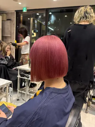 ショート カラー ハイトーンレイヤー 🦋🌷Shuriのヘアスタイル