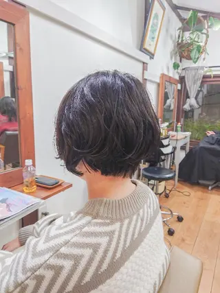 ショート パーマ 【pejite】 小沼 勇貴のヘアスタイル