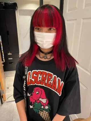 ミディアム puf/ rinaのヘアスタイル