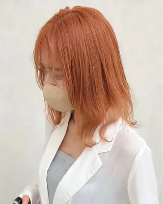 ミディアム カラー ヘアアレンジ イシカワ リュウセイのヘアスタイル