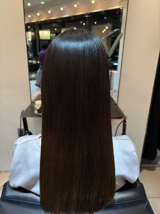 ロング 落合智登世🌀トリー トメントモデル募集中のヘアスタイル