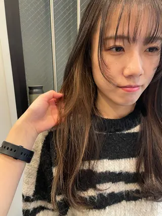 ロング カラー ハナ🌼 梅田/ボブ/パーマのヘアスタイル