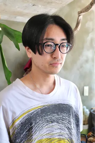 ショート メンズ 木村陸弥 透明感/ 赤み消し/オリーブのヘアスタイル