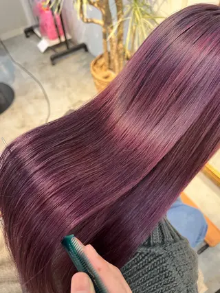 ロング 目を惹く艶髪/髪質 改善カラー🤎ぐっちのヘアスタイル