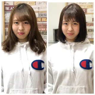 ショート カラー ディレクター ノナカのヘアスタイル