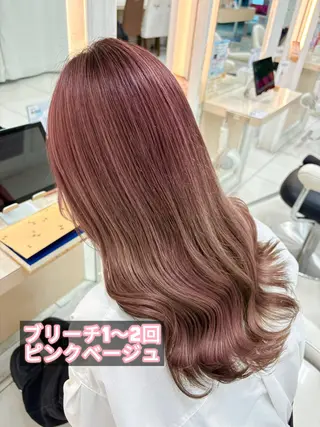 ロング カラー 髪質改善/艶カラー/ メンズパーマ/鈴木のヘアスタイル