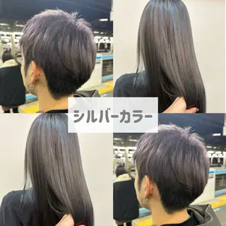 カラー 🍊暖色/ボブヘア chihiro🌼ོのヘアスタイル