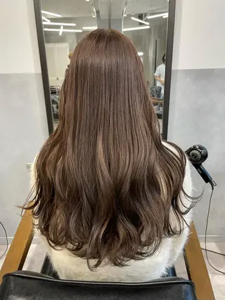 ロング ツノダ ルカのヘアスタイル