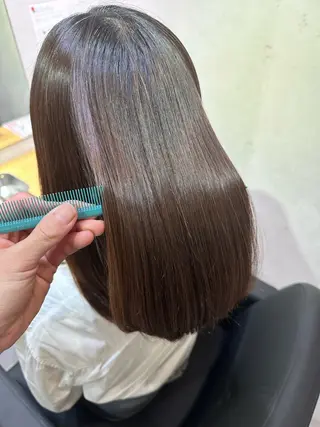 セミロング ✨シルクストレート✨ 美髪髪質改善Yukiのヘアスタイル