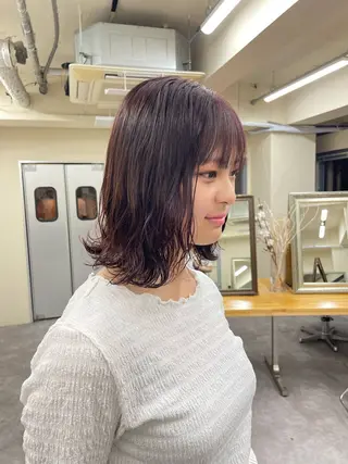 ショート カラー ウルフカットモデル 🧃Shionのヘアスタイル