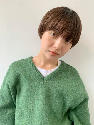 ショート log所属・ボブ/顔まわりカット 💫大澤奈緒美のヘアスタイル