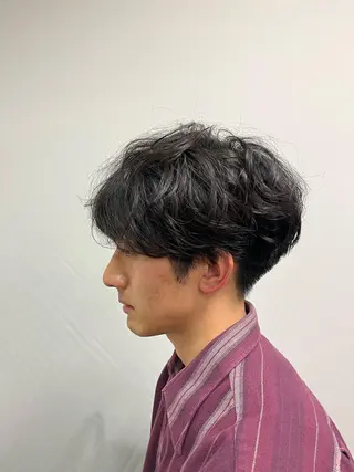 ショート メンズ ウスイマイコ カット/ケアカラーのヘアスタイル