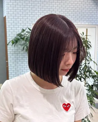 カラー レイヤーカット🩶/ 暖色カラー🎀/麻咲のヘアスタイル