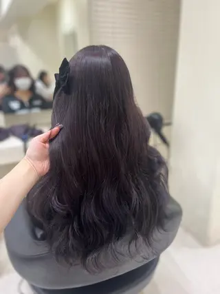 カラー ベージュ・ラベンダー カラー🎀りりのヘアスタイル
