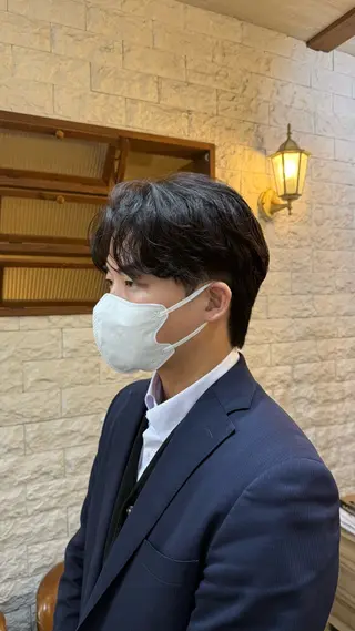 パーマ メンズパーマ✨️/ 縮毛カラー🫧あきはのヘアスタイル