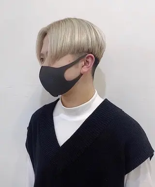 カラー メンズ [渋谷ブリーチ] 玲弥のヘアスタイル