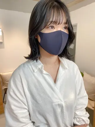 ミディアム カラー fit stand所属・fit stand /HIIRAGIのヘアスタイル