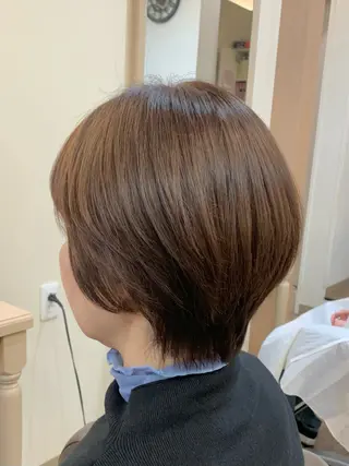ショート 福原遼華/小顔ショー ト/髪質改善のヘアスタイル
