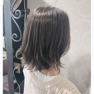 ミディアム カラー 韓国ヘア ♡tomimaのヘアスタイル