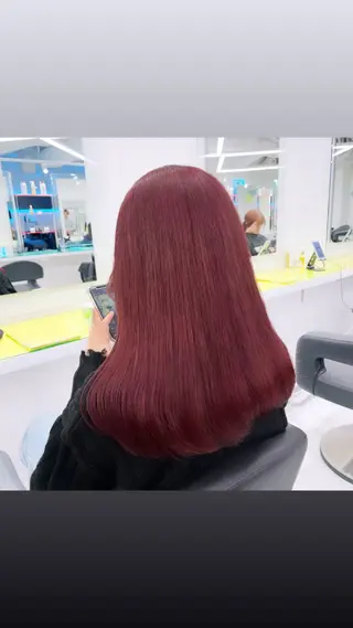 セミロング 🎀モテ 暖色🎀のヘアスタイル