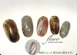 ネイル フルリール 【プライベートサロンのネイルデザイン