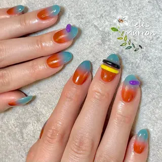 ネイル Lelis Marron所属・岸 侑李のネイルデザイン