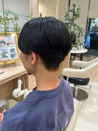 パーマ メンズ 森 瑠海のヘアスタイル