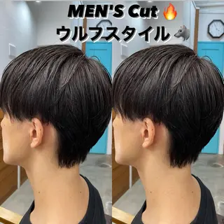 カラー メンズ ボブ/レイヤー/透明 感カラー/dai🌿のヘアスタイル