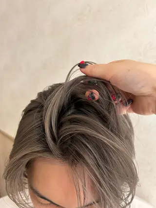 カラー メンズ hiyoka🐈‍⬛ ◎暖色カラー🥀のヘアスタイル