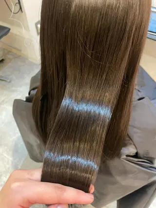 セミロング カラー N°　jillva 腰山 菜々美のヘアスタイル