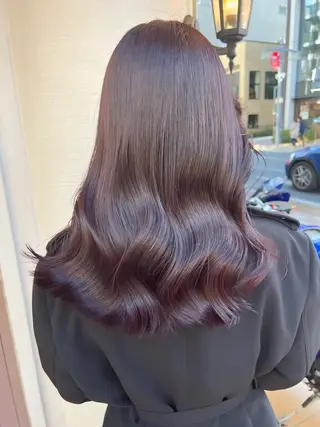 セミロング カラー ‎🤍いわさき あずみ‎🤍のヘアスタイル