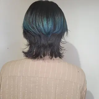 ミディアム 🇰🇷透明感×ハイ トーン🌟tomoのヘアスタイル