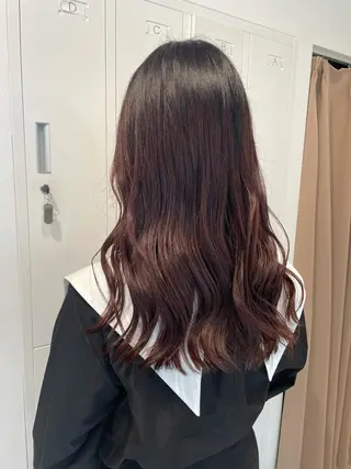 ロング カラー 酒見 里奈のヘアスタイル