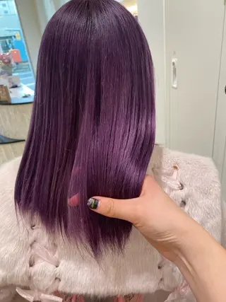 ミディアム カラー 個性派/ブリーチ ＊ほのかのヘアスタイル