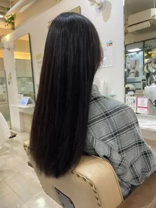 ロング 中野 健人のヘアスタイル