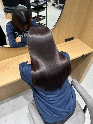 セミロング RAF TOKYO 薬院店所属・福岡／艶髪カラー/ 髪質改善/SAEのヘアスタイル