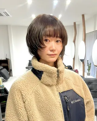 ショート カラー 似合わせカラー 似合わせレイヤー矢作のヘアスタイル