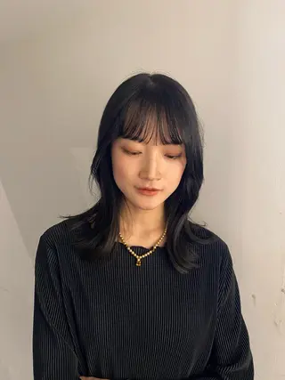 ミディアム カラー ヘアアレンジ marino マリノのヘアスタイル