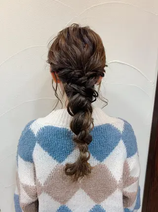 ロング ヘアアレンジ SUPREME HAIR 船橋店所属・サプリームヘア 飯田みち瑠のヘアスタイル