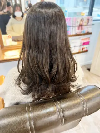 ロング たけもと みさきのヘアスタイル