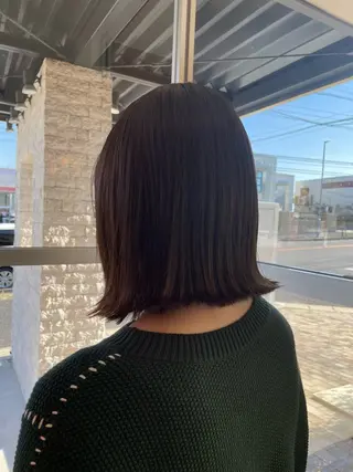 ミディアム 河合 菜摘のヘアスタイル