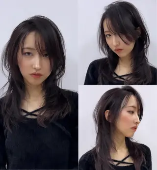 ミディアム レイヤーカット/ 堀匠吾のヘアスタイル