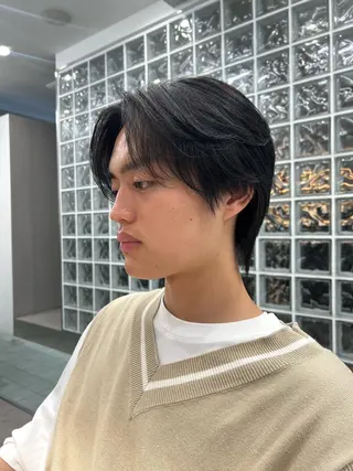 カラー メンズ ミルクティーベージュ /sara💛のヘアスタイル