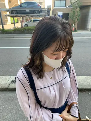 ミディアム HARE 川崎晴佳のヘアスタイル