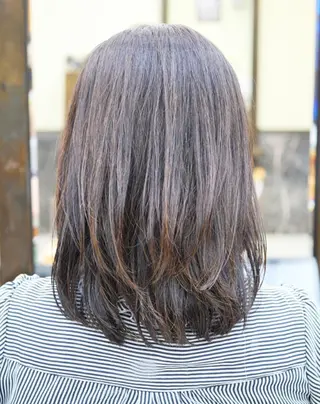 セミロング パーマ GranCieux 水戸/まつパ🧡黒柳のマツエク・マツパデザイン